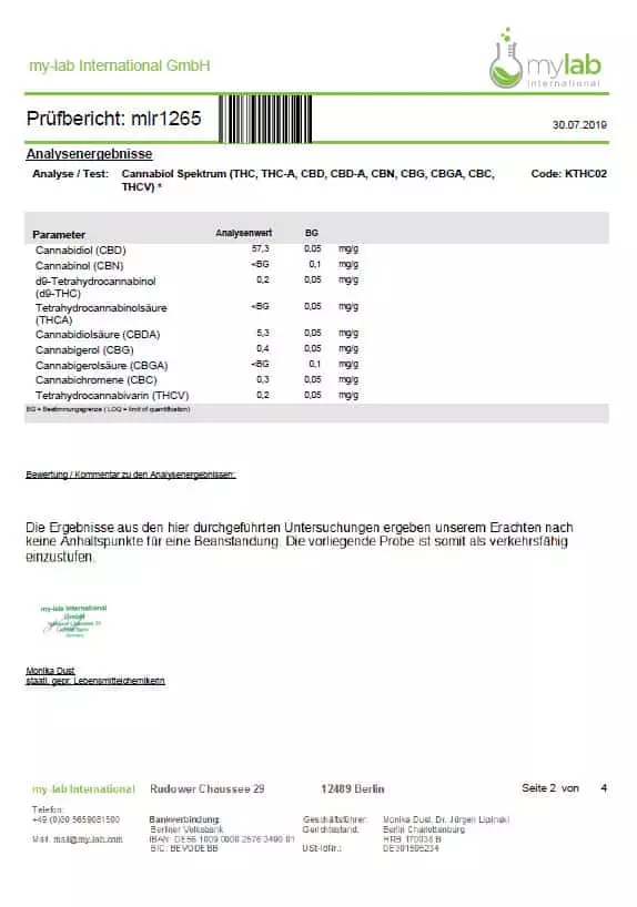 AnalyseZertifikat 5%