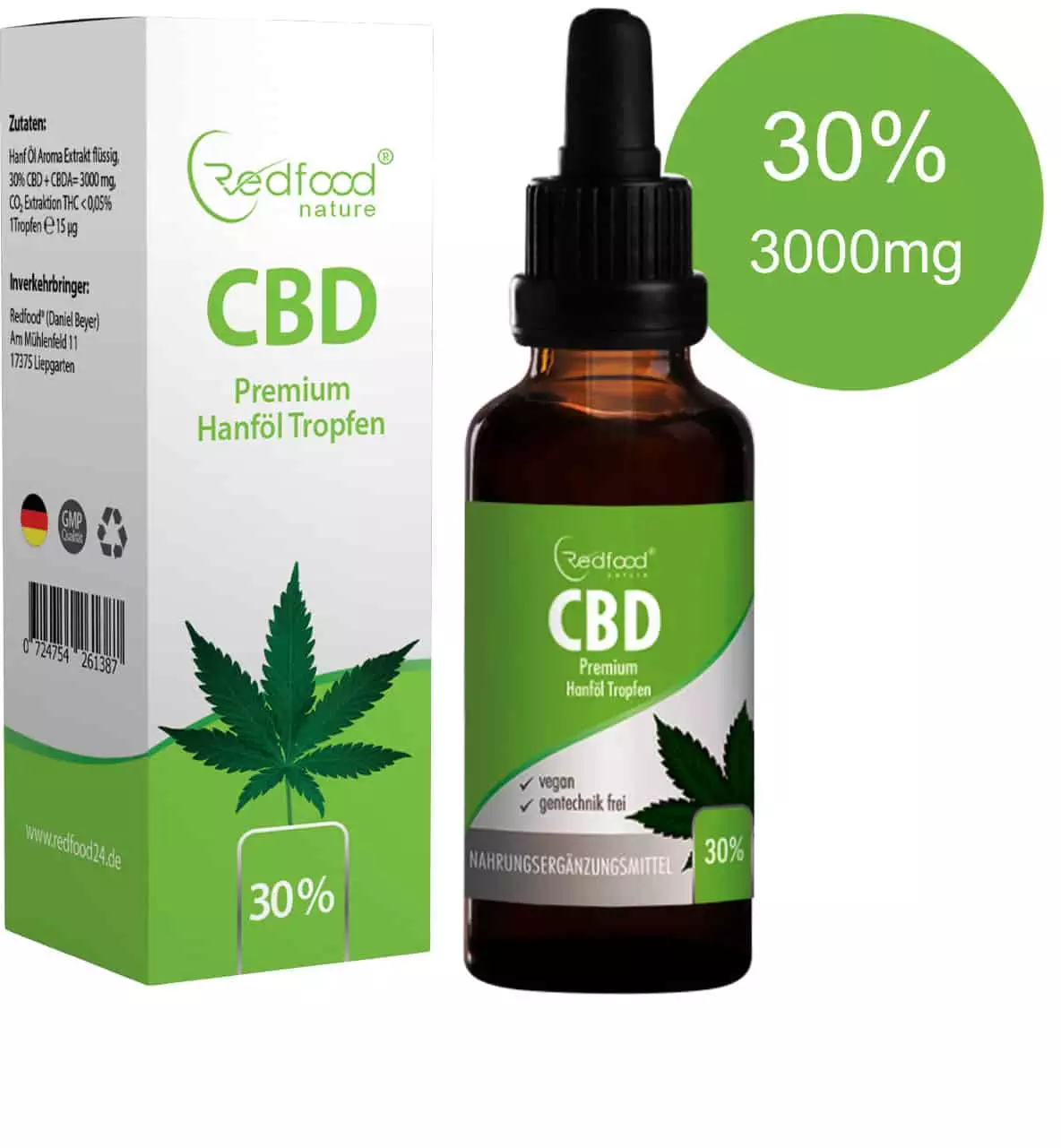 Cannabisöl Hanföl CBD Vollspektrum CBD Vollspektrum Hanf Öl 30% 10ml kaufen