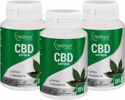 20% CBD Kapseln 3 mal