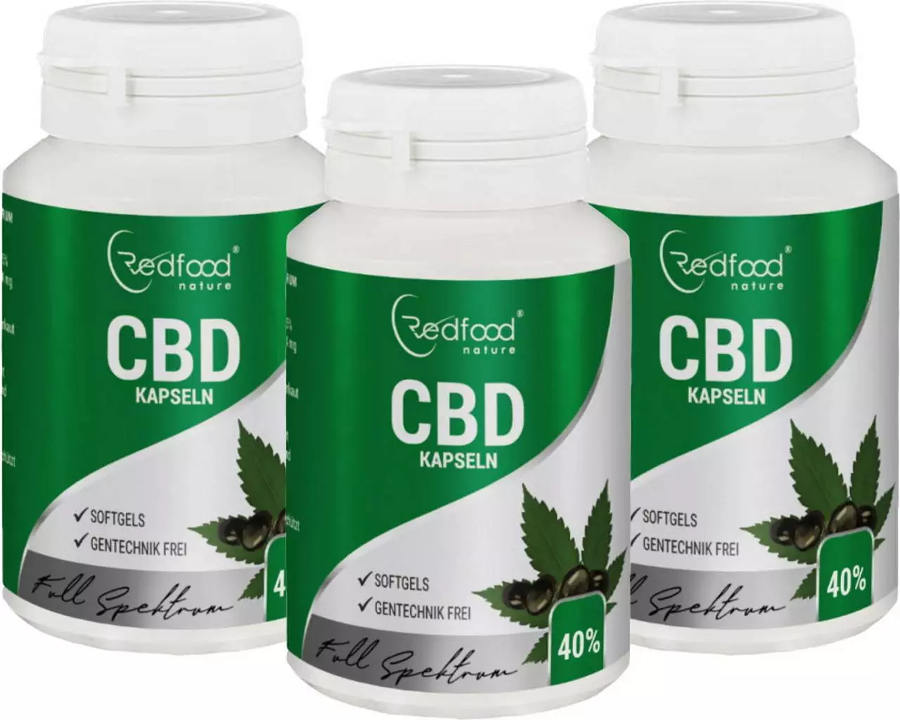 40% CBD Kapseln 3 mal