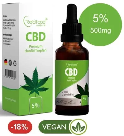 Kjøp cannabisolje hampolje CBD fullspektret hampolje 5% 10ml