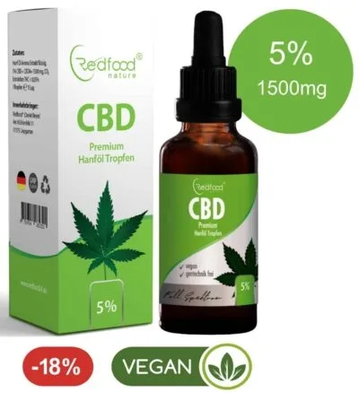 Kjøp cannabisolje hampolje CBD fullspektret hampolje 5% 30ml