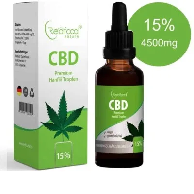 Kjøp cannabisolje hampolje CBD fullspektret CBD fullspektret hampolje 15% 30ml