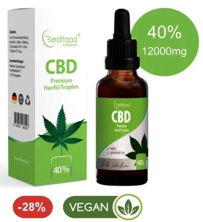 Kjøp CBD fullspektret hampoljedråper 40% 30ml