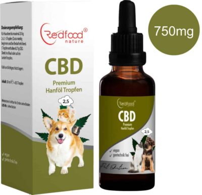 CBD für Tiere Cannabisöl Hanföl CBD Vollspektrum Hanf Öl 2,5% 30ml kaufen