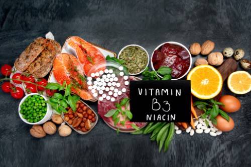 Vitamin B Komplex Hochdosiert Vitamin B3 (Niacin), Vitamin B5 (Calcium Panthothenat), Vitamin B1 (Thiamine HCl), Vitamin B6 (Pyridoxin Hydrochloride), Vitamin B2 (Riboflavin 5´Phosphat), VItamin B12 (Methylcobalamin), Vitamin B9 (Folsäure), D-Biotin (Vitamin B7)