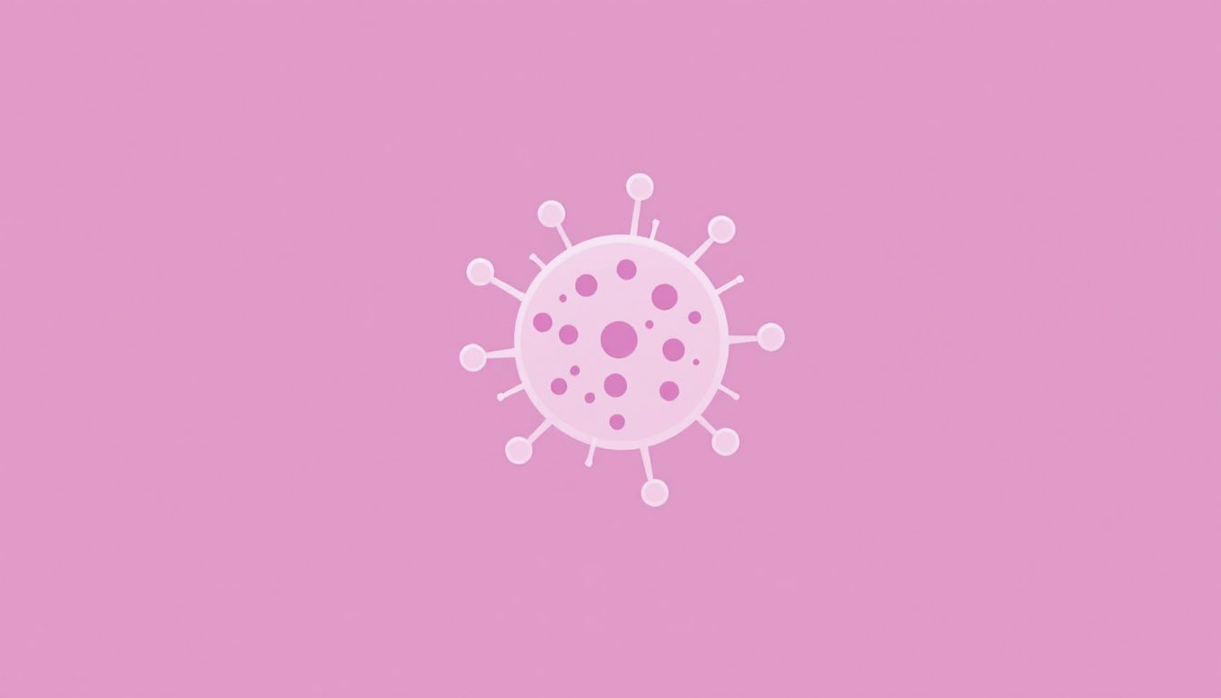 Ein Diagramm, das das humane Metapneumovirus (hMPV) darstellt.