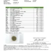 Laborzertifikat für Redfood24 CBD Öl 40 %, zeigt geprüfte Werte für CBD und THC (