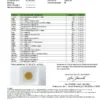 Laborzertifikat für Redfood24 CBD Öl 5 %, zeigt geprüfte Werte für CBD und THC (